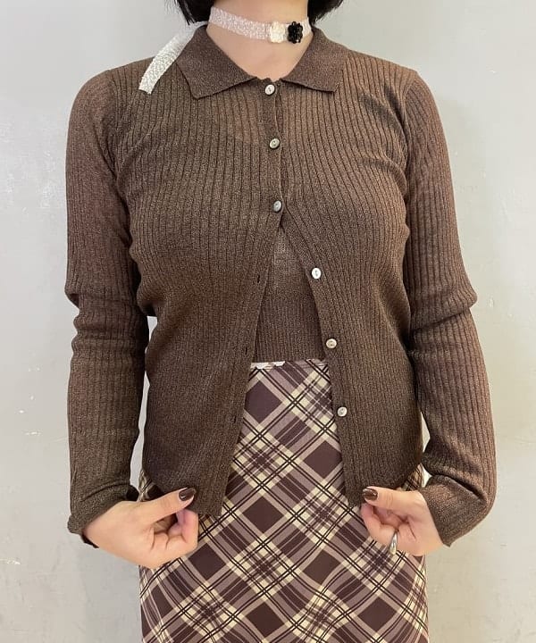 chikaさんの「BEAMS WOMEN｜RBS / RIBポロ ベストセット」を使ったコーディネート