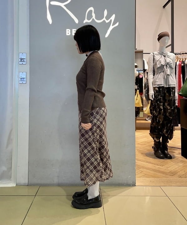 chikaさんの「BEAMS WOMEN｜RBS / RIBポロ ベストセット」を使ったコーディネート