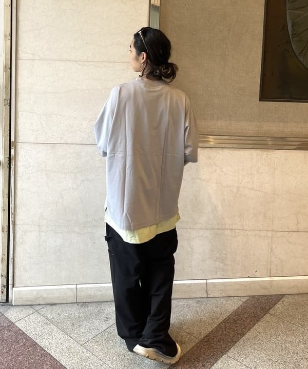 菊田 悠さんの「BEAMS WOMEN｜シルケット 8分袖 クルーネック Tシャツ」を使ったコーディネート