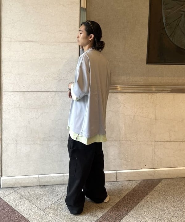 菊田 悠さんの「BEAMS WOMEN｜シルケット 8分袖 クルーネック Tシャツ」を使ったコーディネート