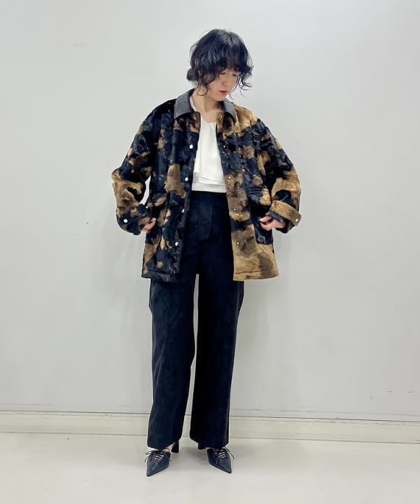 Ray BEAMS レイビームス カルゼ フード コート Ray BEAMS（レイビームス）の「Ray BEAMS / フード マフラー付き
