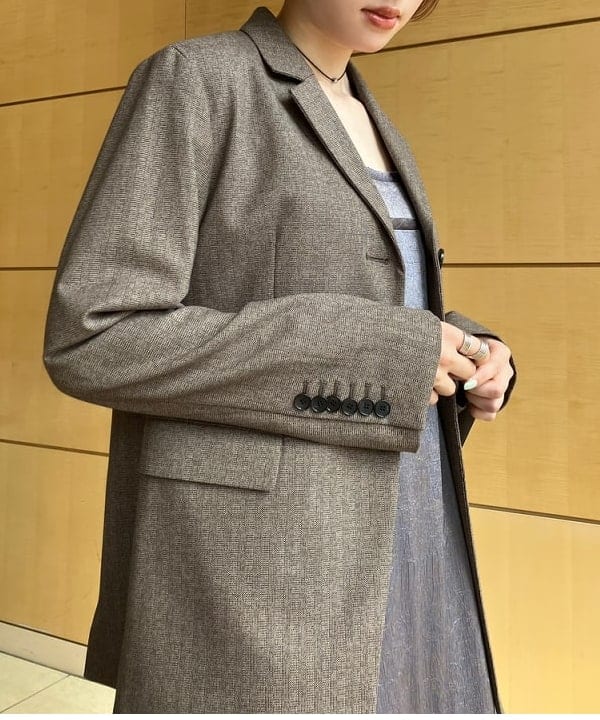 Hazukiさんの「BEAMS WOMEN｜RBS / ヘリンボーン 2ボタン ジャケット」を使ったコーディネート