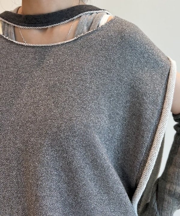 清水 彩乃さんの「BEAMS WOMEN｜maturely / ダメージ アームウォーマー」を使ったコーディネート