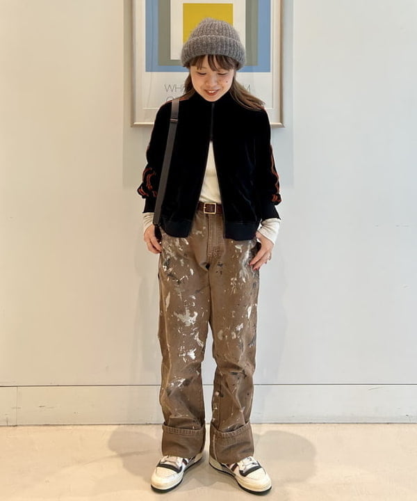 ナツハさんの「BEAMS WOMEN｜ベロア ライナー フルジップ」を使ったコーディネート