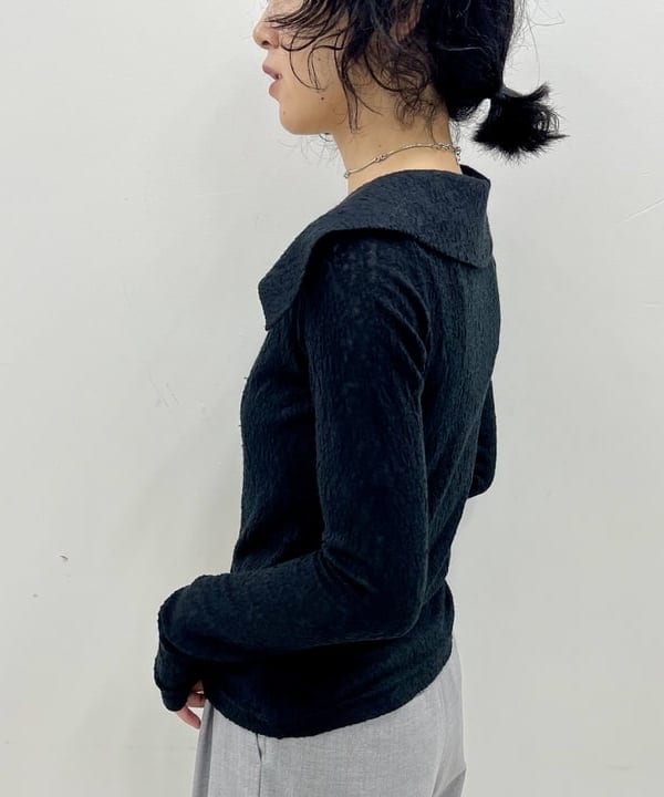 kigoさんの「BEAMS WOMEN｜RBS / ヘリンボン ワイド パンツ」を使ったコーディネート