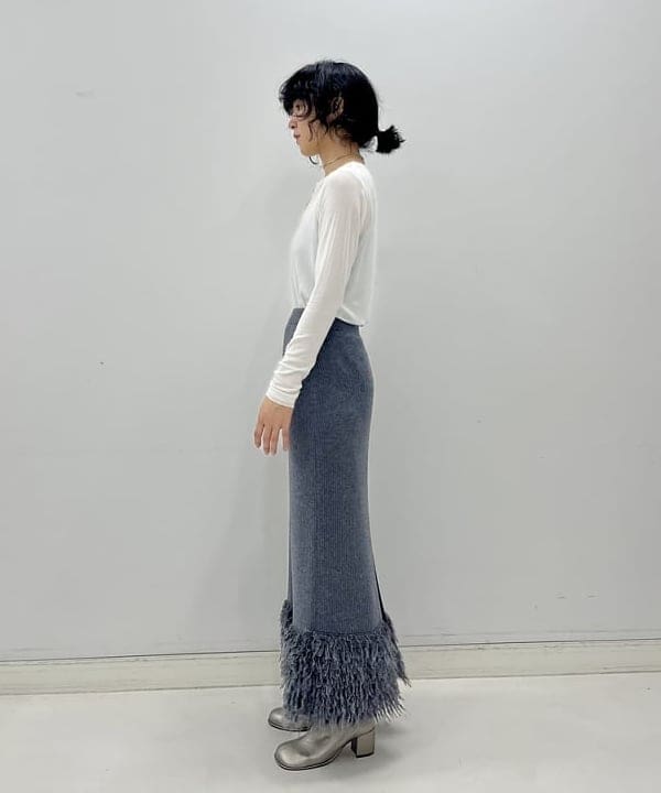 kigoさんの「BEAMS WOMEN｜RBS / ヘンリー ボートネック Tシャツ」を使ったコーディネート