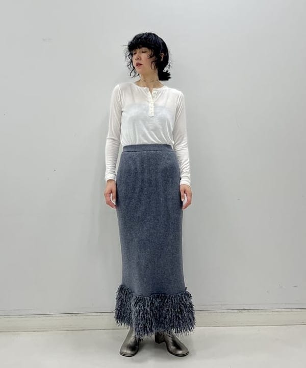 kigoさんの「BEAMS WOMEN｜RBS / ヘンリー ボートネック Tシャツ」を使ったコーディネート