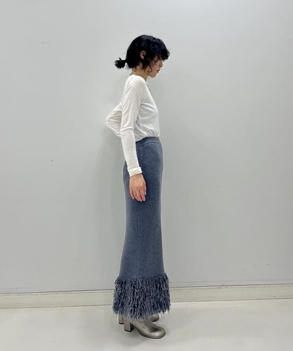 kigoさんの「BEAMS WOMEN｜RBS / ヘンリー ボートネック Tシャツ」を使ったコーディネート