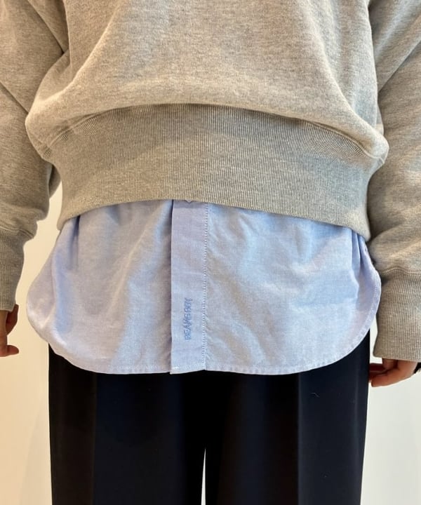 木村 梨香さんの「BEAMS WOMEN｜フリーダムスリーブ Vネック スウェット」を使ったコーディネート