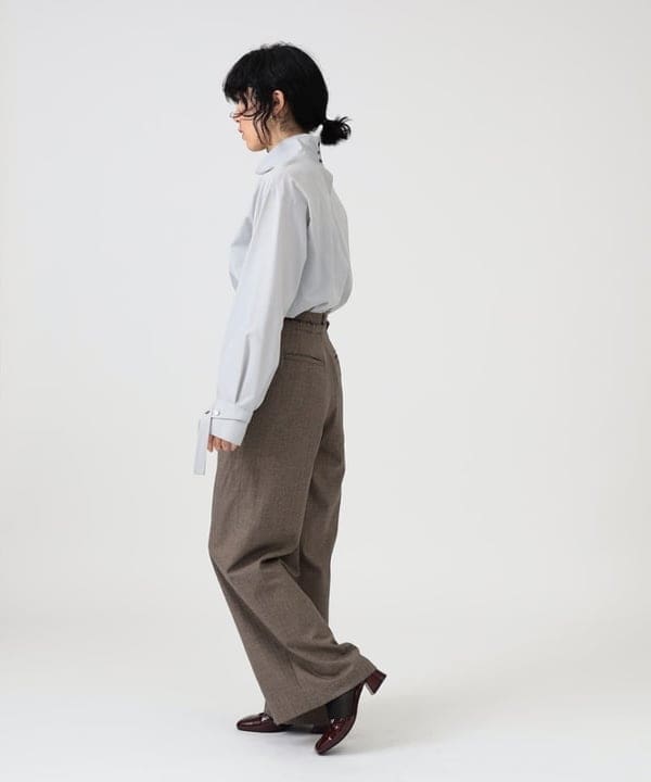 kigoさんの「BEAMS WOMEN｜RBS / ヘリンボン ワイド パンツ」を使ったコーディネート