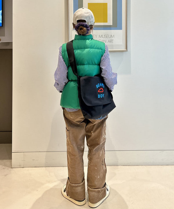 ナツハさんの「BEAMS WOMEN｜100/2 ギンガムチェック ボタンダウン シャツ」を使ったコーディネート