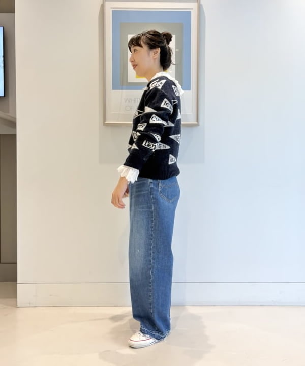 おのすさんの「BEAMS WOMEN｜ペナント ニット プルオーバー」を使ったコーディネート