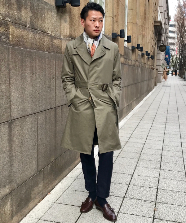 BEAMS F別注 SEALUP シーラップ トレンチコート 44-