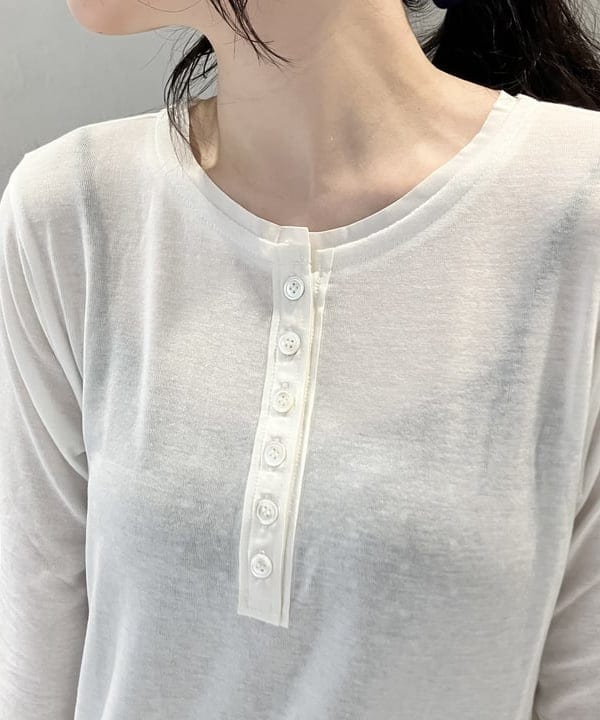 須賀さんの「BEAMS WOMEN｜RBS / ヘンリー ボートネック Tシャツ」を使ったコーディネート