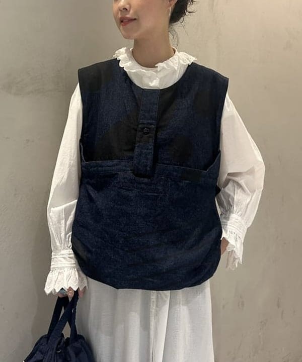 清水 彩乃さんの「BEAMS WOMEN｜ユーロ ヴィンテージ フリル ワンピース」を使ったコーディネート