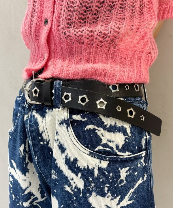 りかちょび/岸本梨佳さんの「BEAMS WOMEN｜シャギー メッシュ ポロ カーディガン」を使ったコーディネート