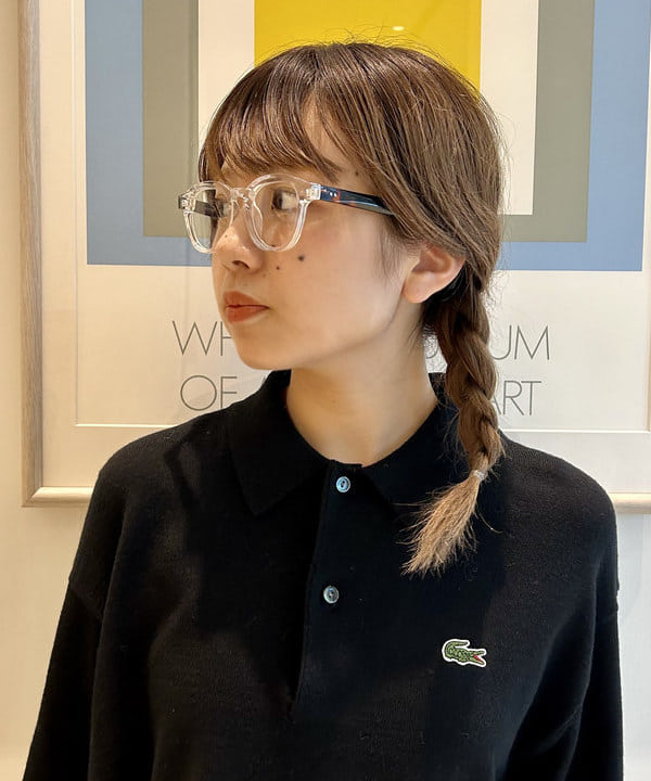 ナツハさんの「BEAMS WOMEN｜太 ウェリントン レンズ」を使ったコーディネート