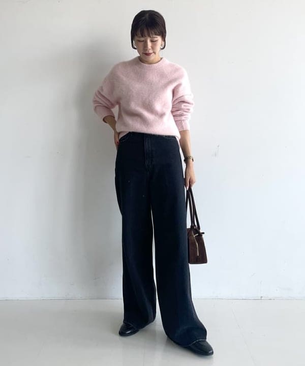 SAKAIさんの「BEAMS WOMEN｜ヤク フォックス ロングスリーブ プルオーバーニット」を使ったコーディネート