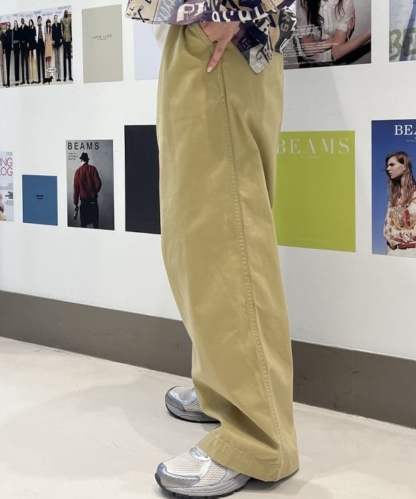 にしだてさんの「BEAMS WOMEN｜ペナント プリント シャツ」を使ったコーディネート