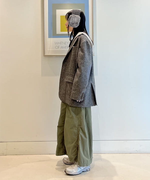 にしだてさんの「BEAMS WOMEN｜フェイク ファー イヤーマフ」を使ったコーディネート