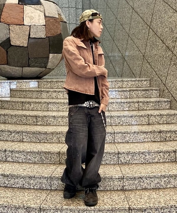 はるひむさんの「BEAMS WOMEN｜GHOSPELL / Britt Denim Shirt」を使ったコーディネート