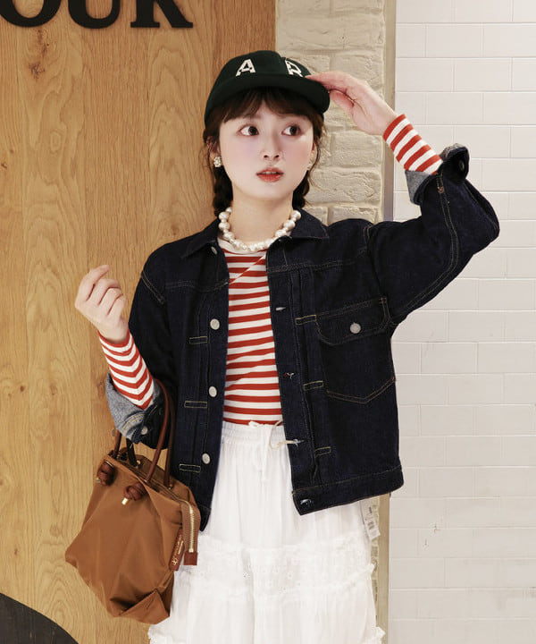Joさんの「BEAMS WOMEN｜orSlow &times; BEAMS BOY / 別注 Monroe Jacket Special」を使ったコーディネート