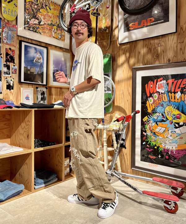 BAKU(東江 漠)さんの「BEAMS WOMEN｜BEAMS / ベーシック ワッチキャップ」を使ったコーディネート