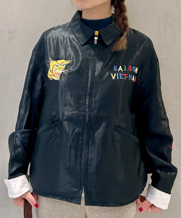 ナツハさんの「BEAMS WOMEN｜【別注】テーラー東洋 / アセテート ベトナム ジャケット」を使ったコーディネート