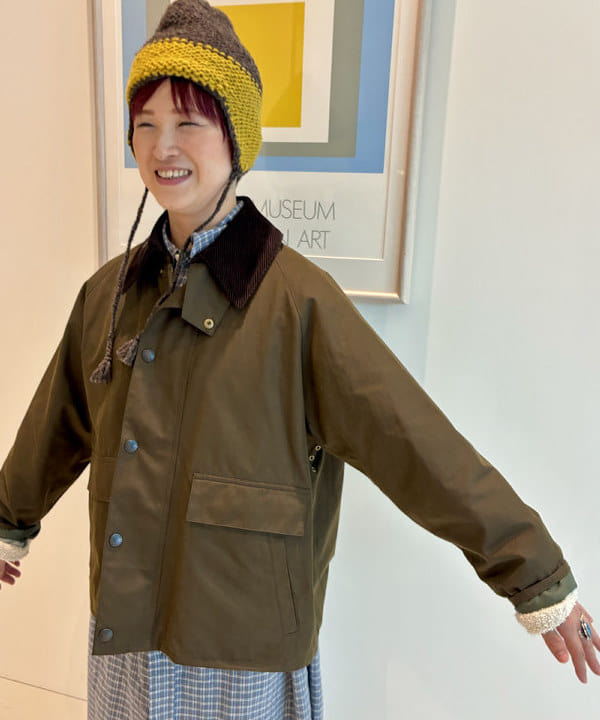 木村 梨香さんの「BEAMS WOMEN｜【別注】Barbour / Thornbury Jacket」を使ったコーディネート
