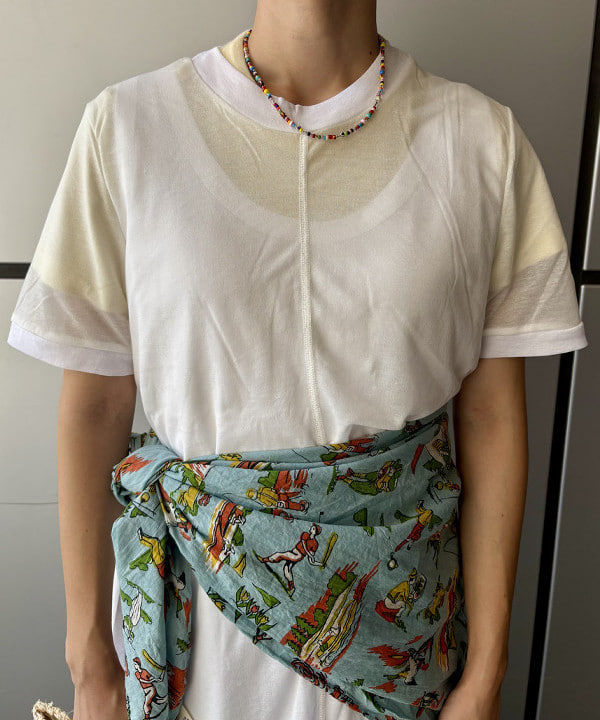 みりさんの「ボーイ ベーシック Tシャツ」を使ったコーディネート