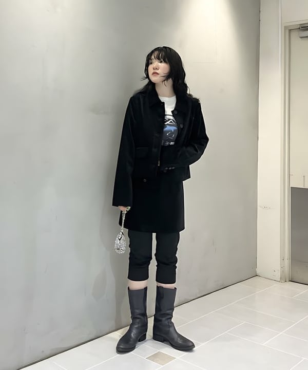 須賀さんの「BEAMS WOMEN｜モール ステンカラー ジャケット」を使ったコーディネート