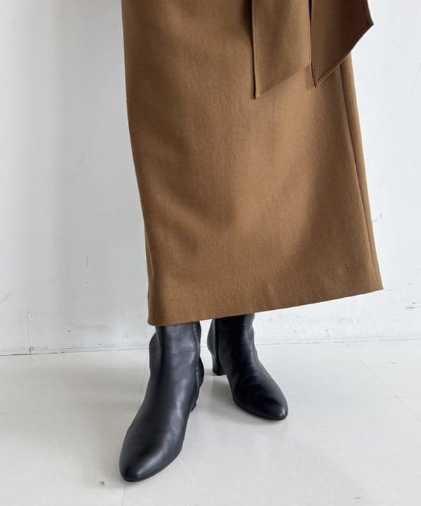 坂本 涼花さんの「BEAMS WOMEN｜ウール ジャージ リボン スカート」を使ったコーディネート