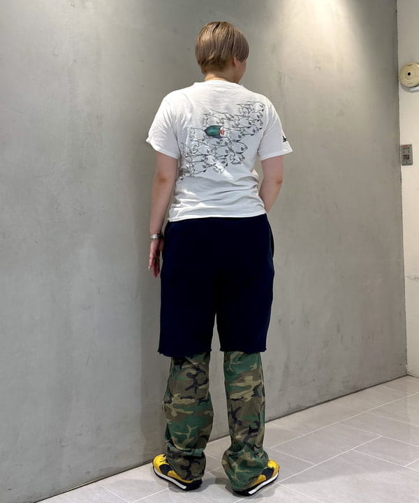 スミレさんの「BEAMS WOMEN｜【別注】GOOD ROCK SPEED / カレッジ ショーツ」を使ったコーディネート