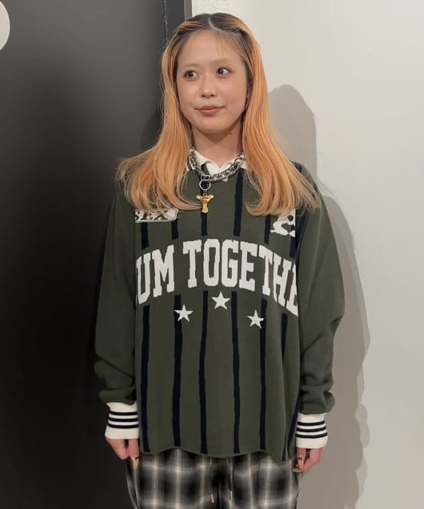 ando naoさんの「BEAMS WOMEN｜オンブレチェック ワイド パンツ」を使ったコーディネート