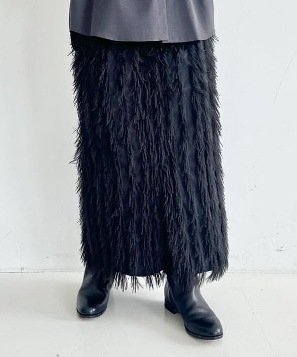 大川 美咲さんの「BEAMS WOMEN｜ポリエステル ウール トロピカル シアー シャツ」を使ったコーディネート