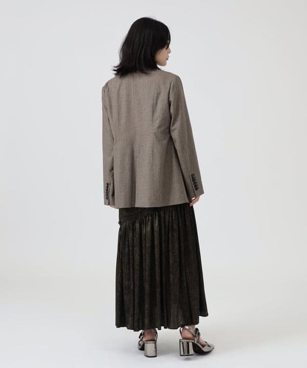 pinさんの「BEAMS WOMEN｜RBS / ヘリンボーン 2ボタン ジャケット」を使ったコーディネート