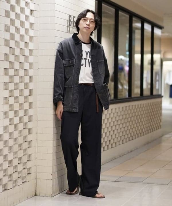 SUDOさんの「BEAMS WOMEN｜デニム ルーズ カバーオール」を使ったコーディネート