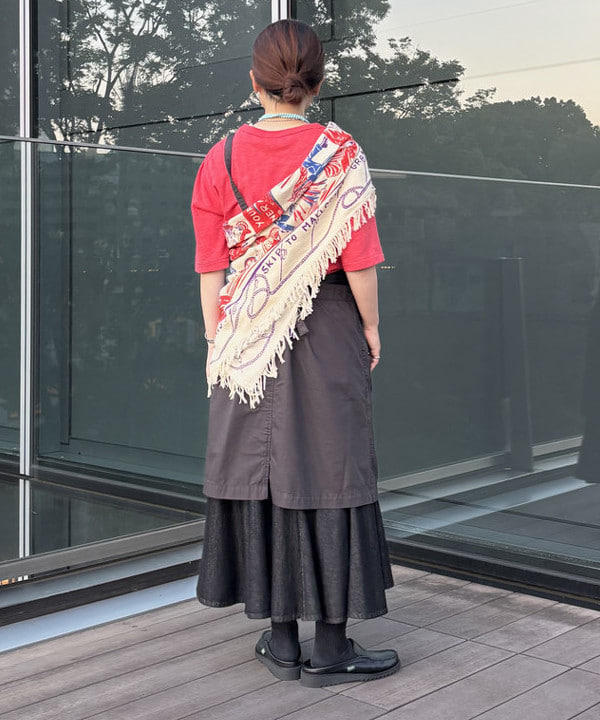 吉野 多恵さんの「BEAMS WOMEN｜【別注】Healthknit / ソフト スラブ Tシャツ」を使ったコーディネート
