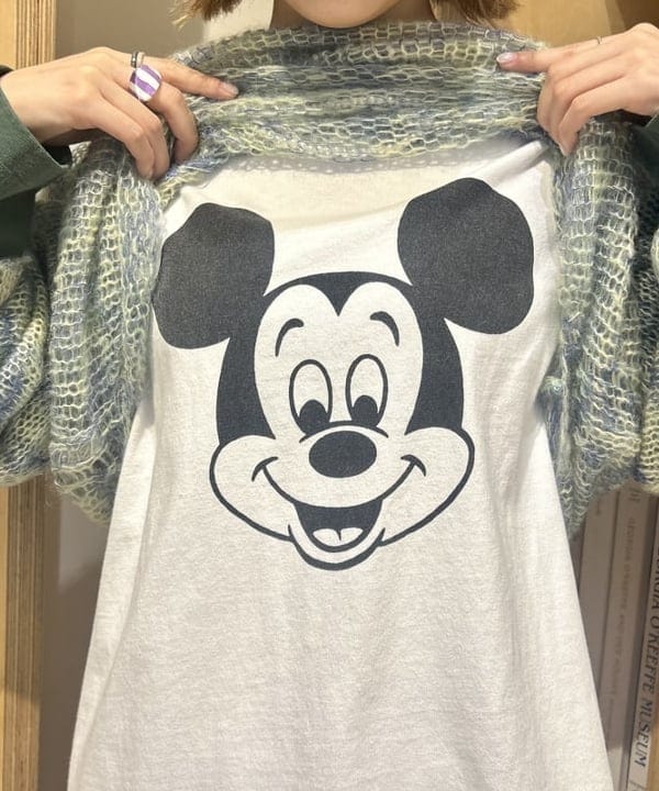 小原 もこさんの「BEAMS WOMEN｜カスリ モヘア ベースボール」を使ったコーディネート