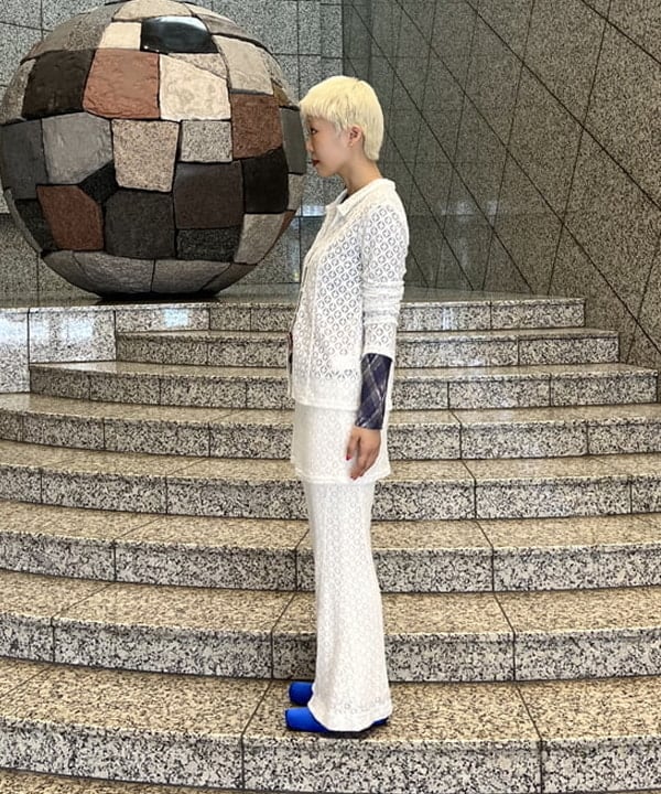 あさひさんの「BEAMS WOMEN｜レース スカート セット フレア パンツ」を使ったコーディネート