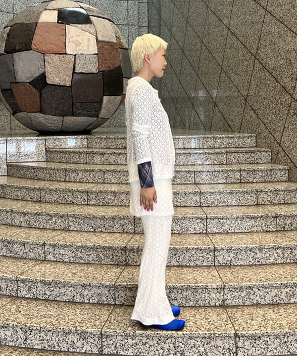 あさひさんの「BEAMS WOMEN｜レース スカート セット フレア パンツ」を使ったコーディネート