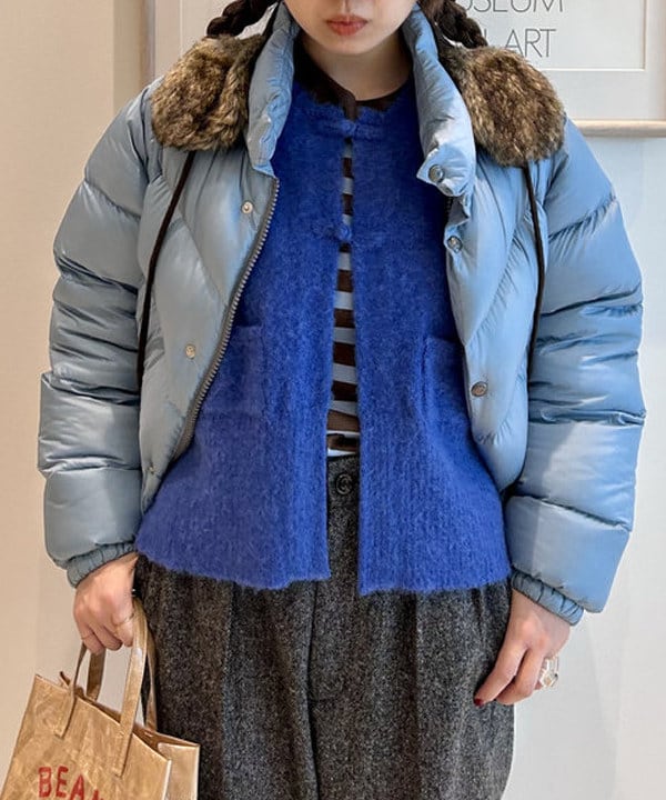 ナツハさんの「BEAMS WOMEN｜ツイード ワイド スラックス」を使ったコーディネート