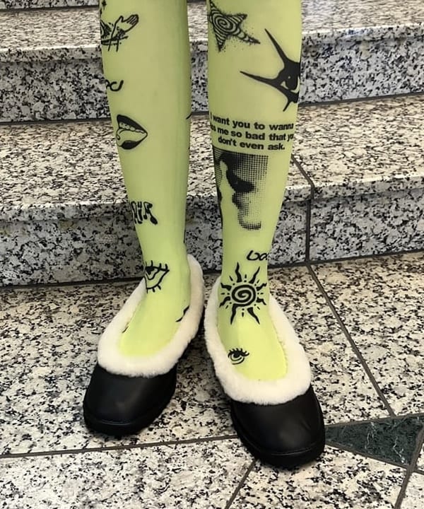 加歩さんの「BEAMS WOMEN｜リブ ギャザー オフショルダー Tシャツ」を使ったコーディネート