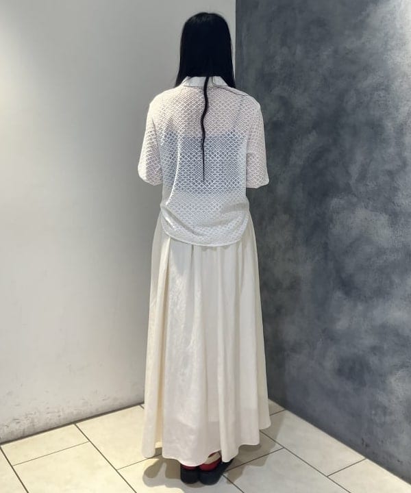 OSUMIさんの「BEAMS WOMEN｜比翼 レース シャツ」を使ったコーディネート