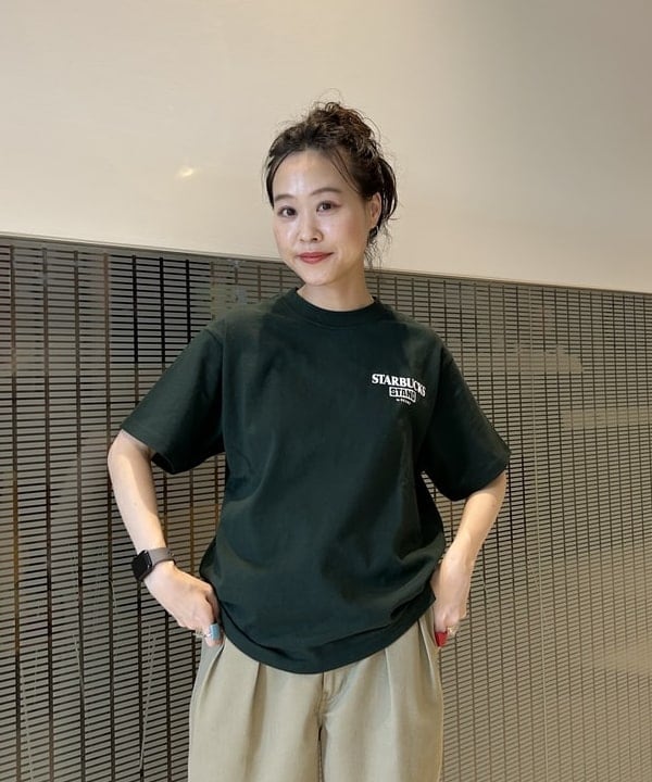 清水 彩乃さんの「【別注】Dickies / 2プリーツ パンツ」を使ったコーディネート