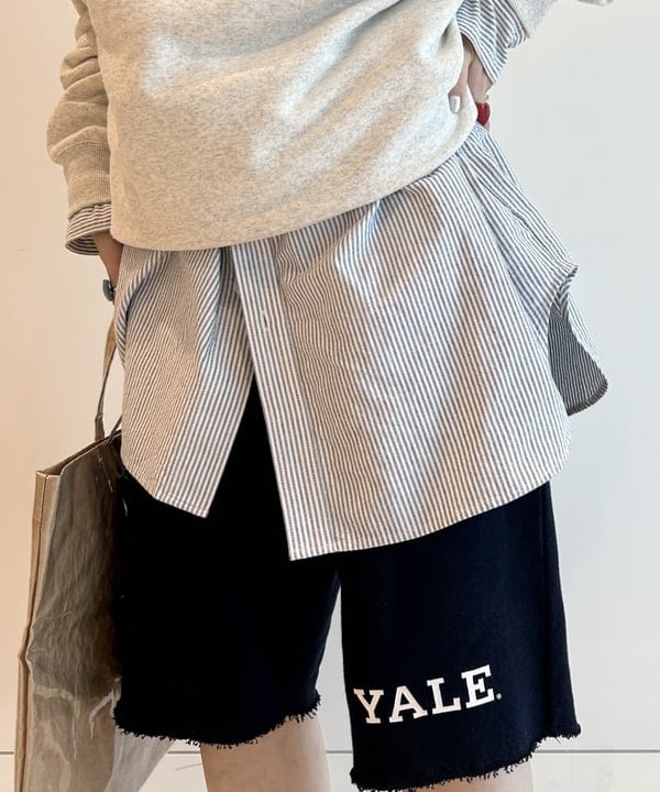 清水 彩乃さんの「ビッグ ボタンダウン シャツ」を使ったコーディネート