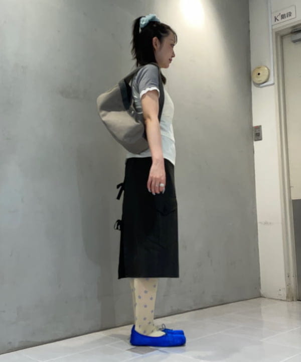 rinnaさんの「BEAMS WOMEN｜HAVERSACK / ツイル ブラック スカート」を使ったコーディネート