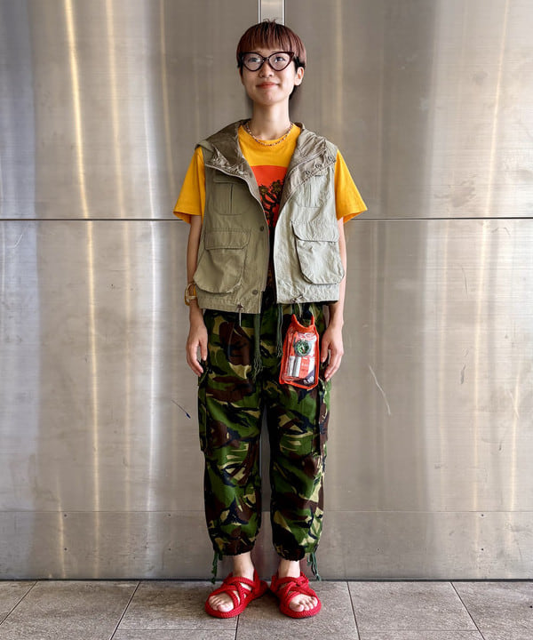 みりさんの「マウンテン パーカー ベスト」を使ったコーディネート