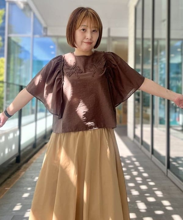 まめこ様LDリネンライク　アイボリー リネン風オールインワン (ライトインディゴ) – stylist-kurakuen