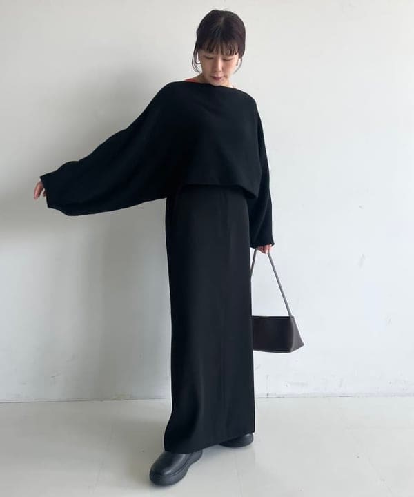 SAKAIさんの「BEAMS WOMEN｜	クロップド 2WAY ニット」を使ったコーディネート